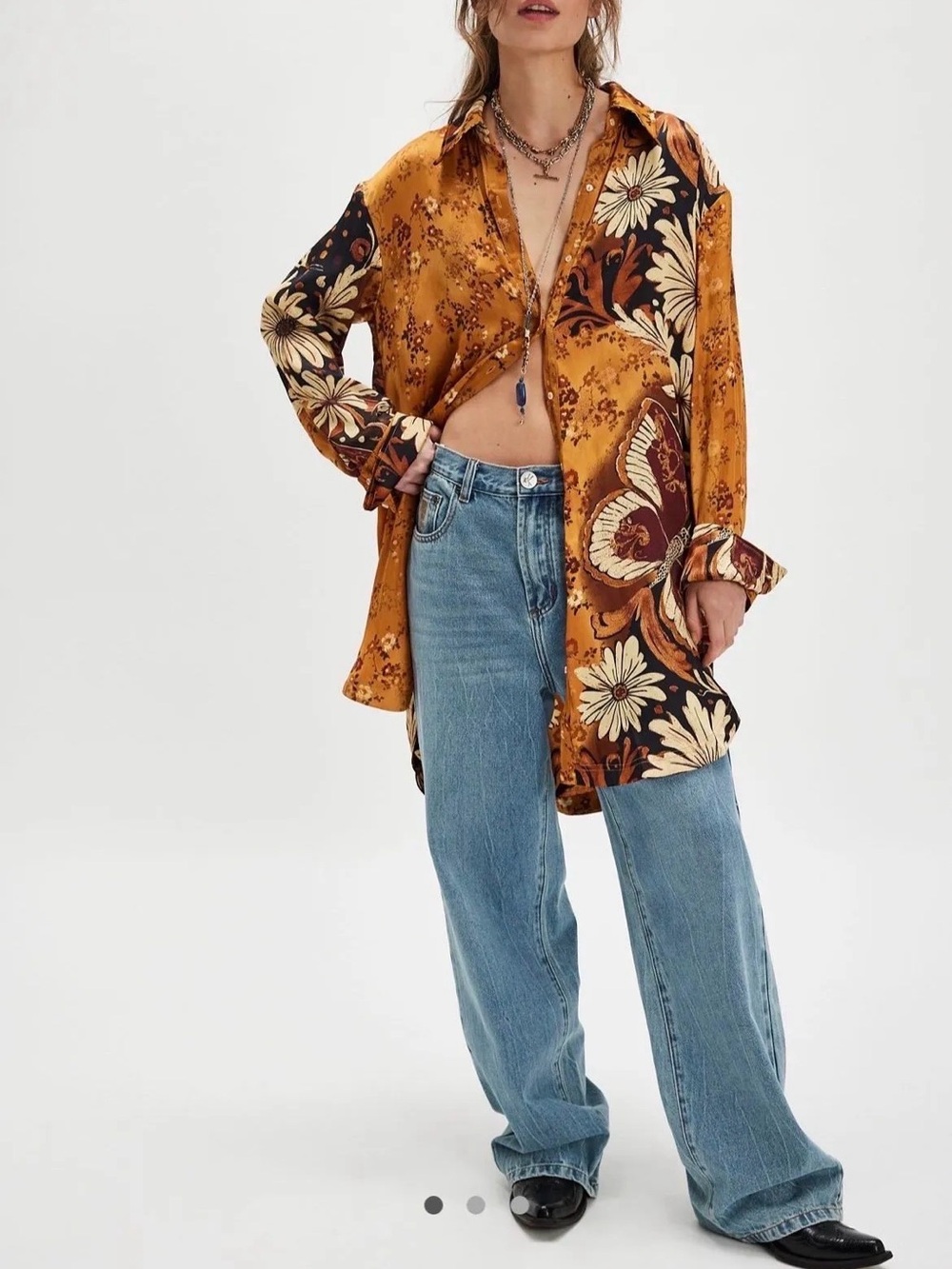 Sold Out! Free People Off The Vine Button Down